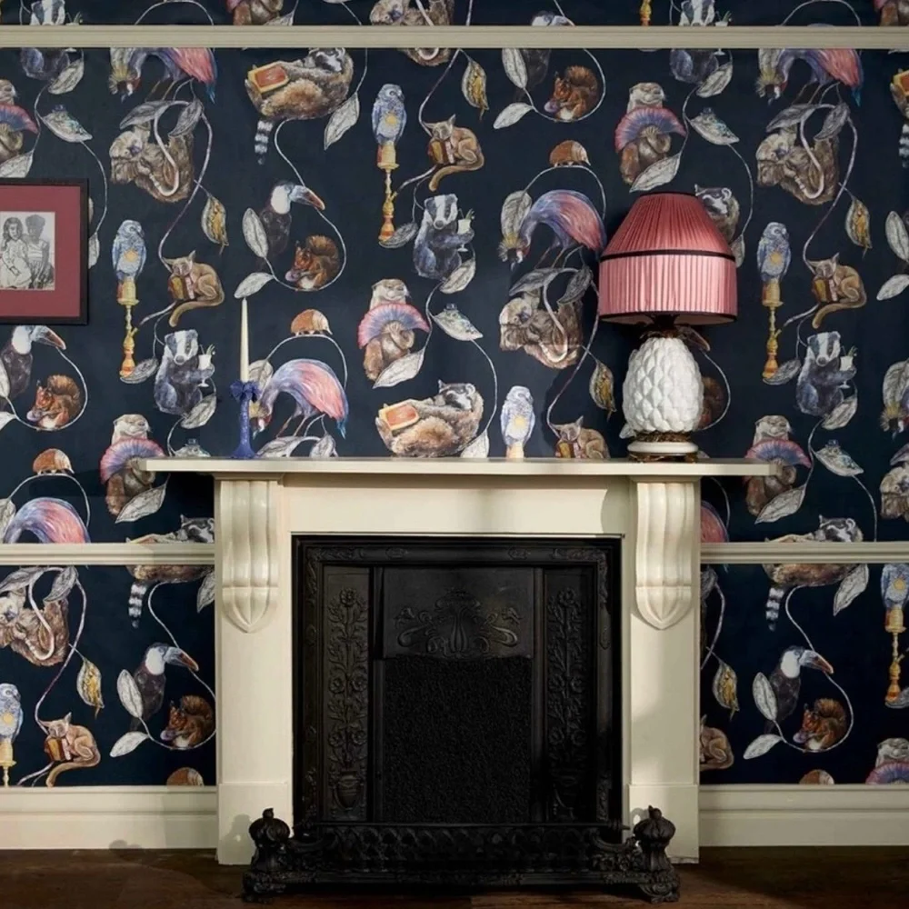 Anthropologie x House of Hackney Empire Animal Midnight Wallpaper